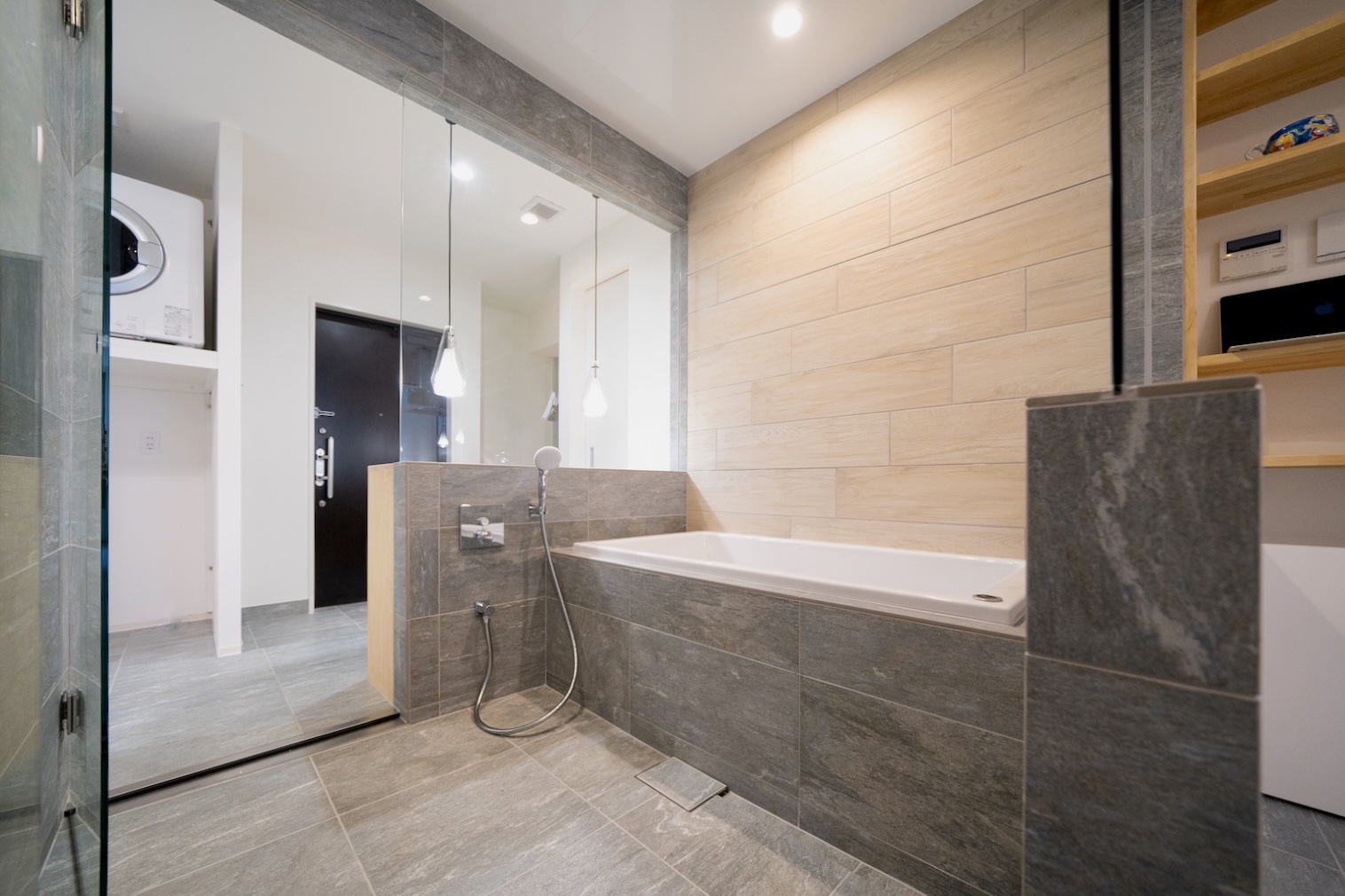 特注　オーダー　ユニットバス　事例22 バスルーム　フリーサイズ　バスルーム　バイブレーション　ヴァルス