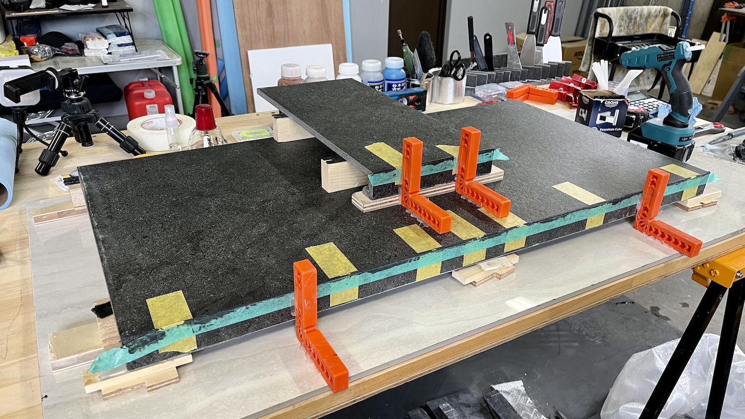 イジュール 特注 オーダー ユニットバス バスルーム タイルの洗面ボウル