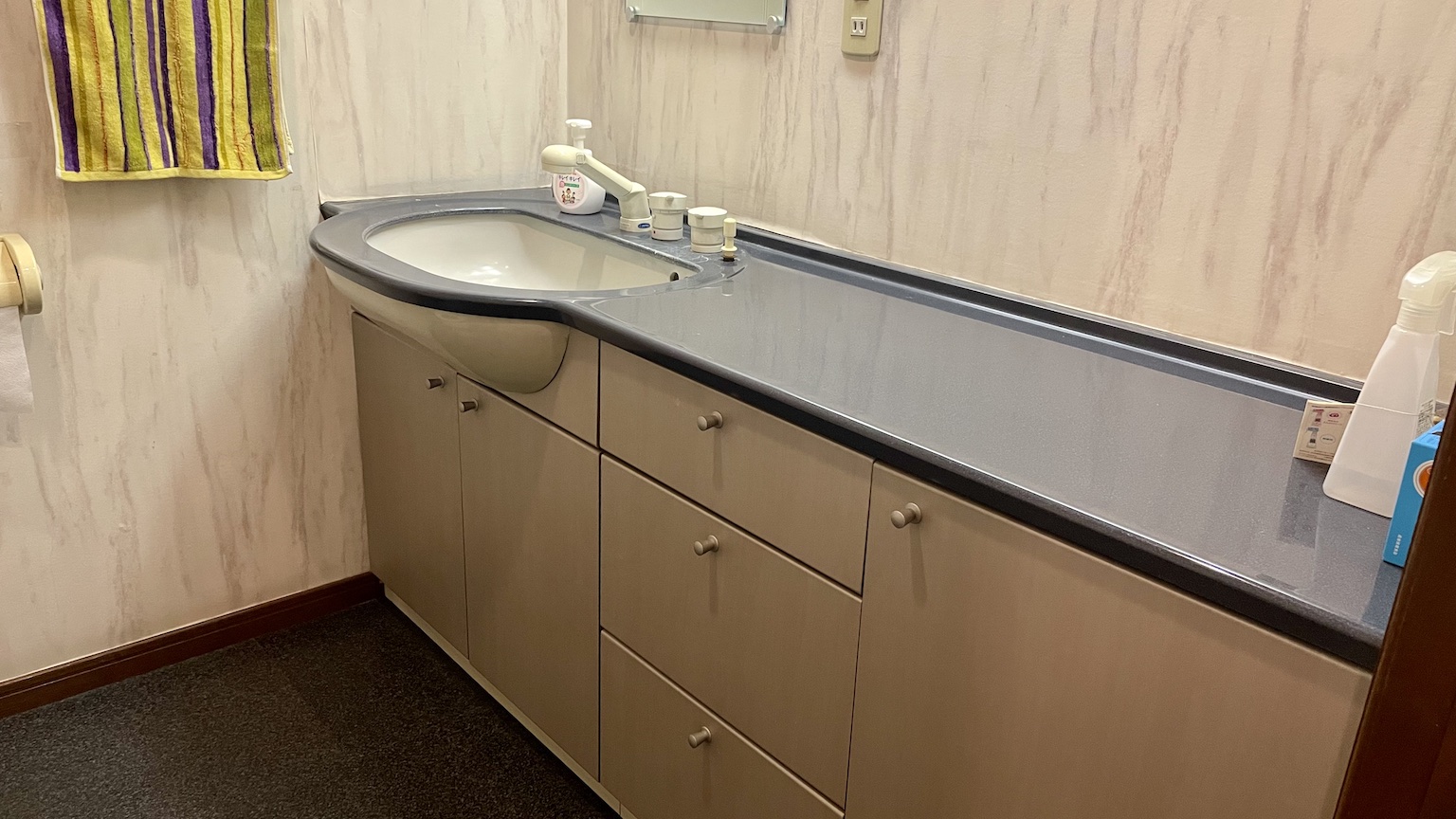 既存の洗面キャビネット